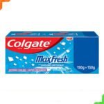 Colgate Max Fresh Ice Blue Gel 150 + 150 = 300 GM