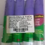 SCOTCH GLUE STICK PURPLE  15g x 4x