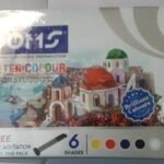 DOMS POSTER COLOUR 1 pack f 6 SHADE poster colour