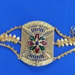 Mantasa Gold plated with multi Maur Lockets exclusive