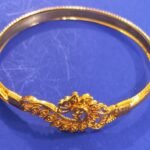 Nuya Bracelet gold plated with Flower Design