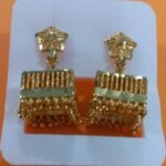 Jhumka Square Small Gold Plated