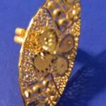 Pan shaped Finger ring with 1.5 gm gold plated