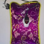 Hot water bag Maroon with wired charger  included
