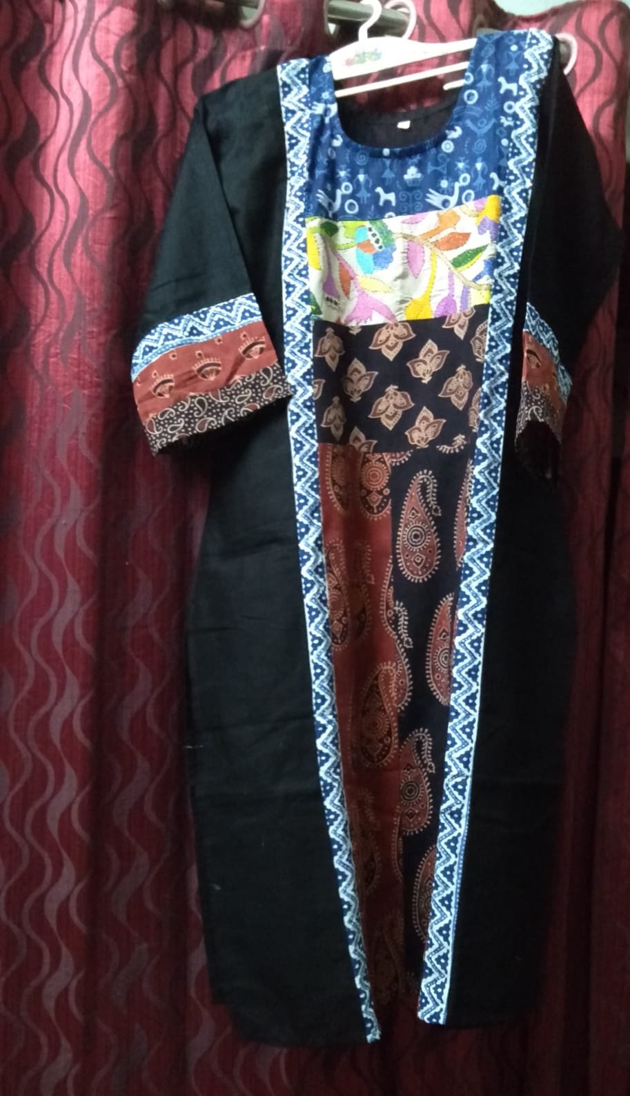 Azrak Mix and Match Kurti (Black)