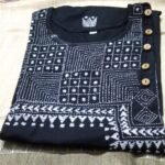 Men's Punjabi Kantha Stitch (Black)