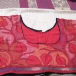 All over Kantha Stitch Blouse (Red)