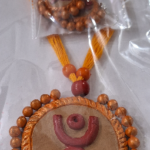 Terracotta clay Necklace set with earrings