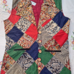 Special Baul kalmkari ladies jacket Sleeve less