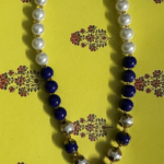 Single Necklace with multi color bids