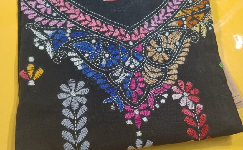 Full Kaftan Kantha Stitch