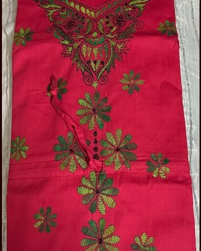 Long Kantha Stitch Kaftan