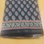 Chanderi Saree with green color flower design