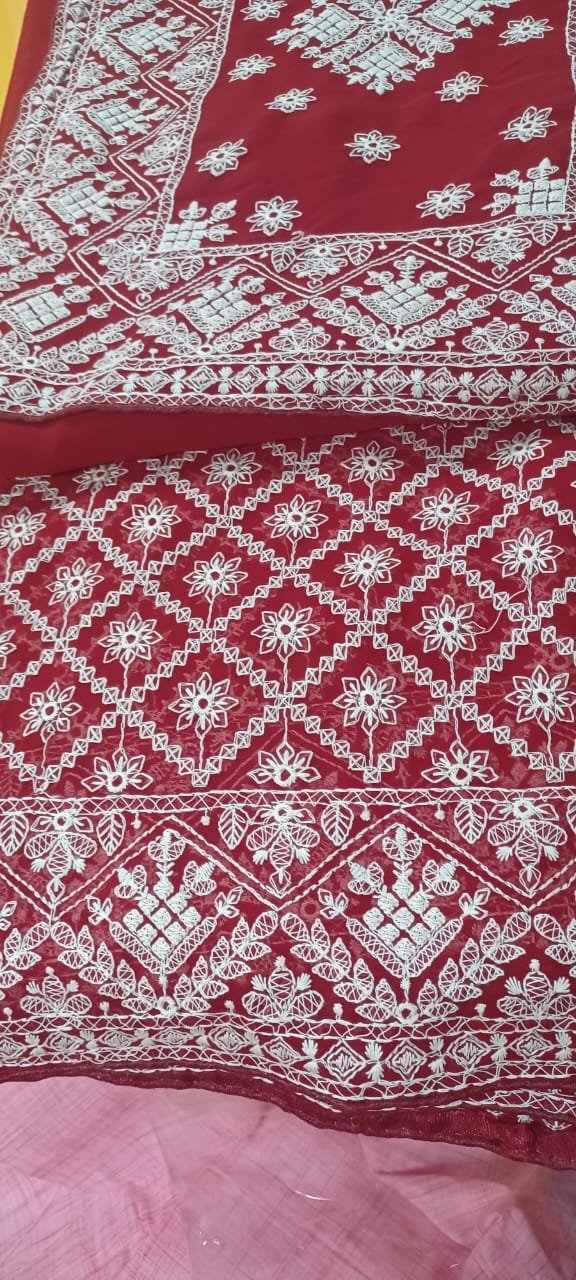 Chikankari Saree SND31