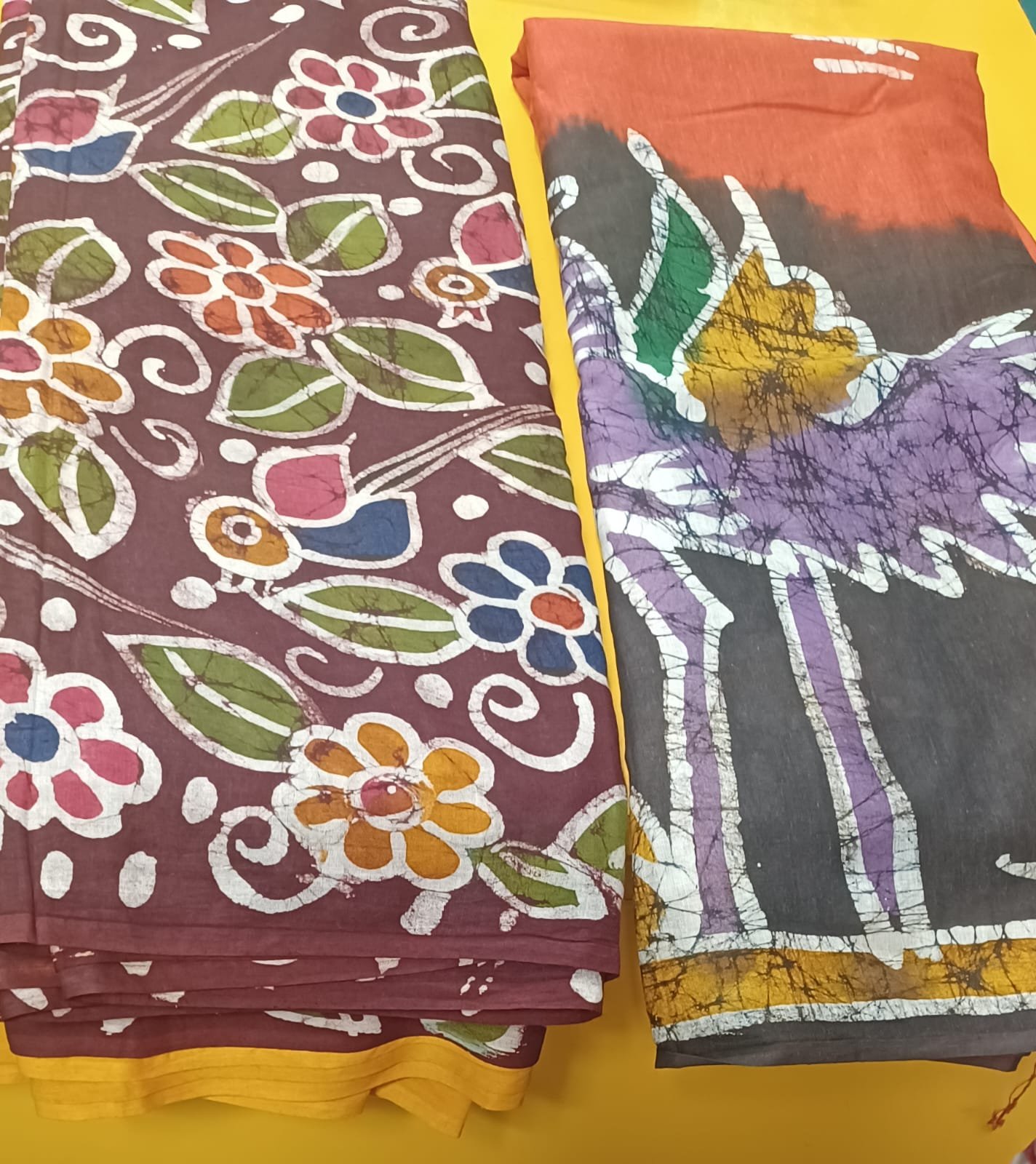 Handloom Malmal Saree Without Blouse