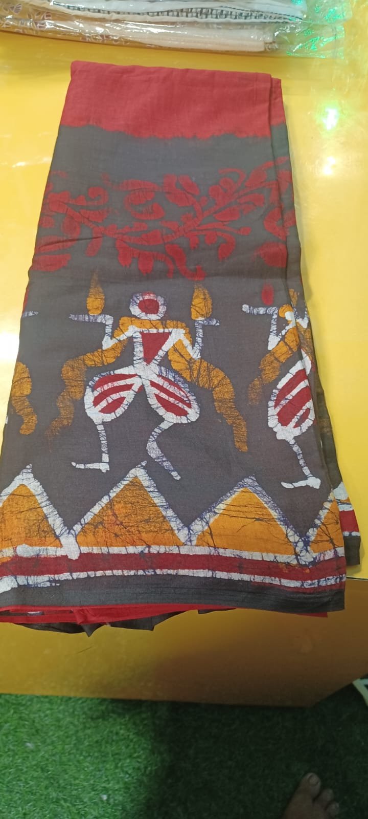 Handloom Malmal Saree Without Blouse